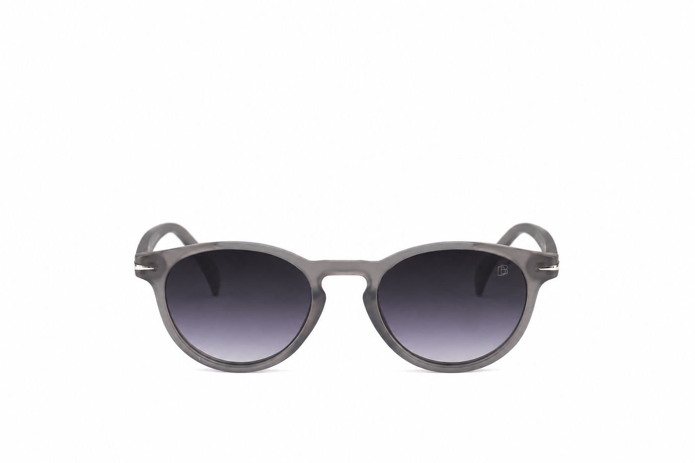Mist – Matte Smoke Gray Round Sunglasses