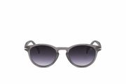 Mist – Matte Smoke Gray Round Sunglasses