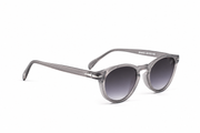 Mist – Matte Smoke Gray Round Sunglasses