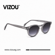 Mist – Matte Smoke Gray Round Sunglasses