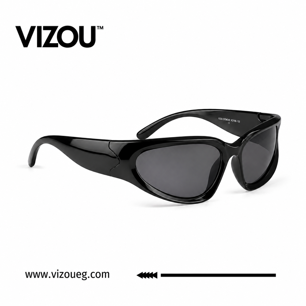 Phantom – Sleek wraparound sunglasses Main image