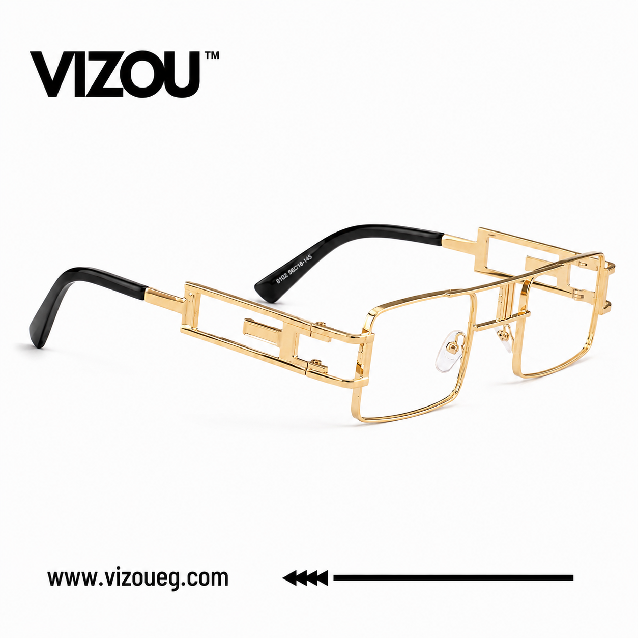 Golden Architect – Geometric Rimless Main image