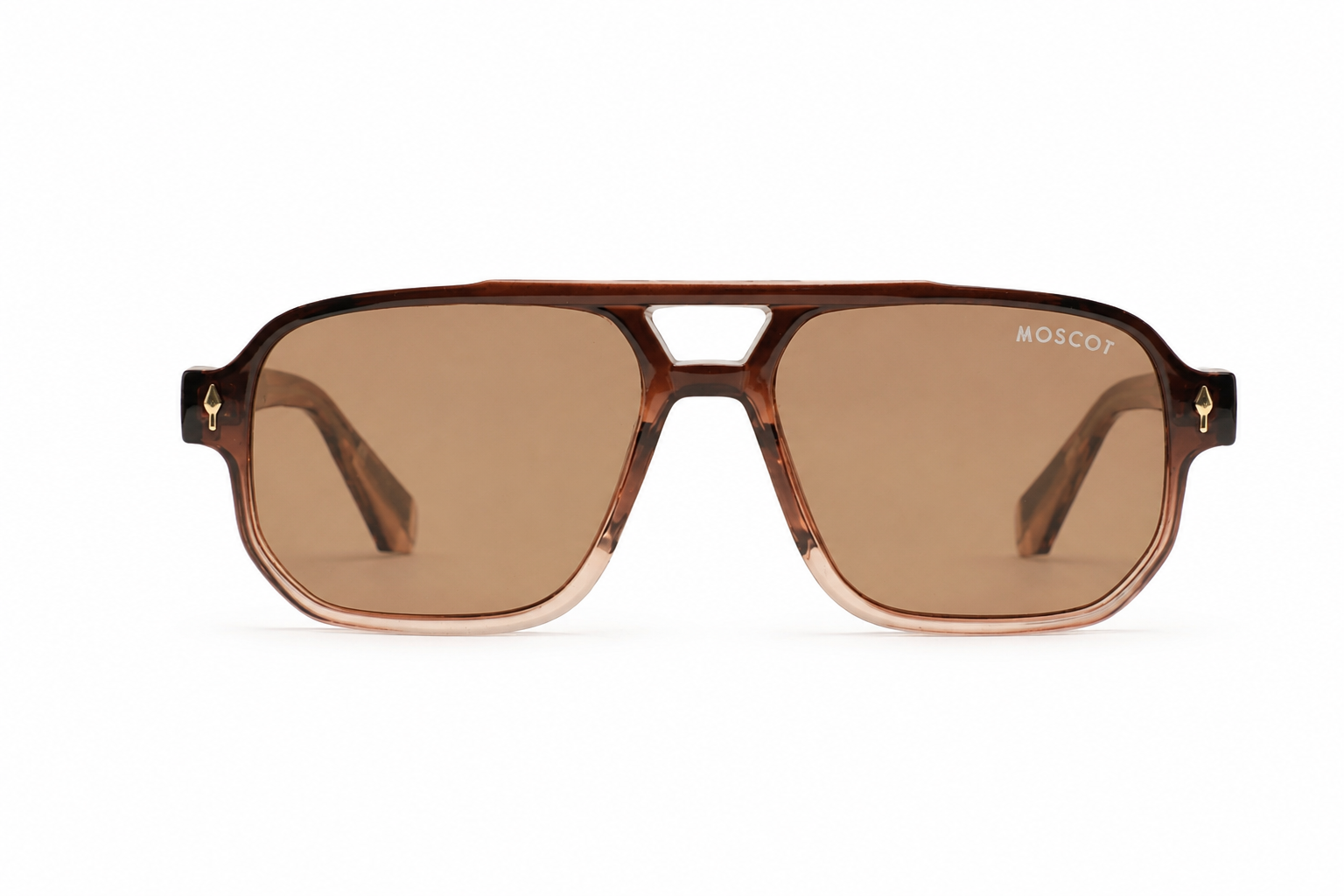 Golden Amber – Brown Crystal Navigator Shades Secondary image