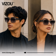 Luxury Oversized Square Sunglasses – Transparent Smoke Gradient Edition VZ-149