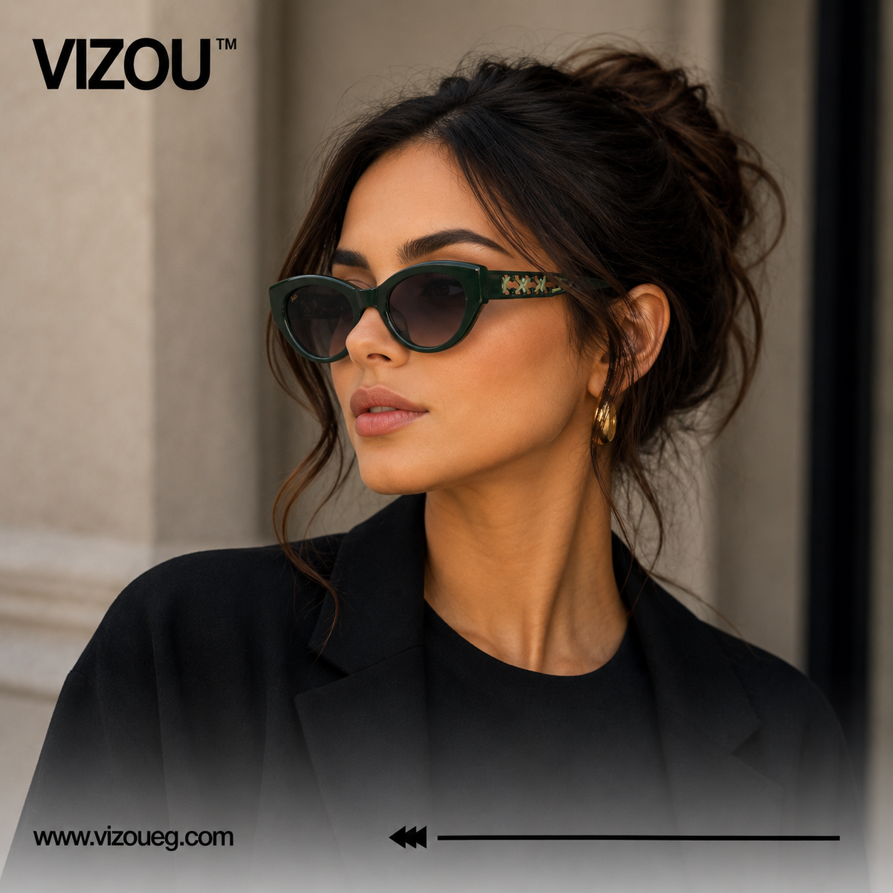 Italy Sculpted Cat-Eye – VZ-152