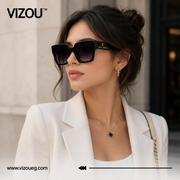 Luxury Geometric Cat-Eye Sunglasses – Glossy Black Purple Gradient Edition VZ-158