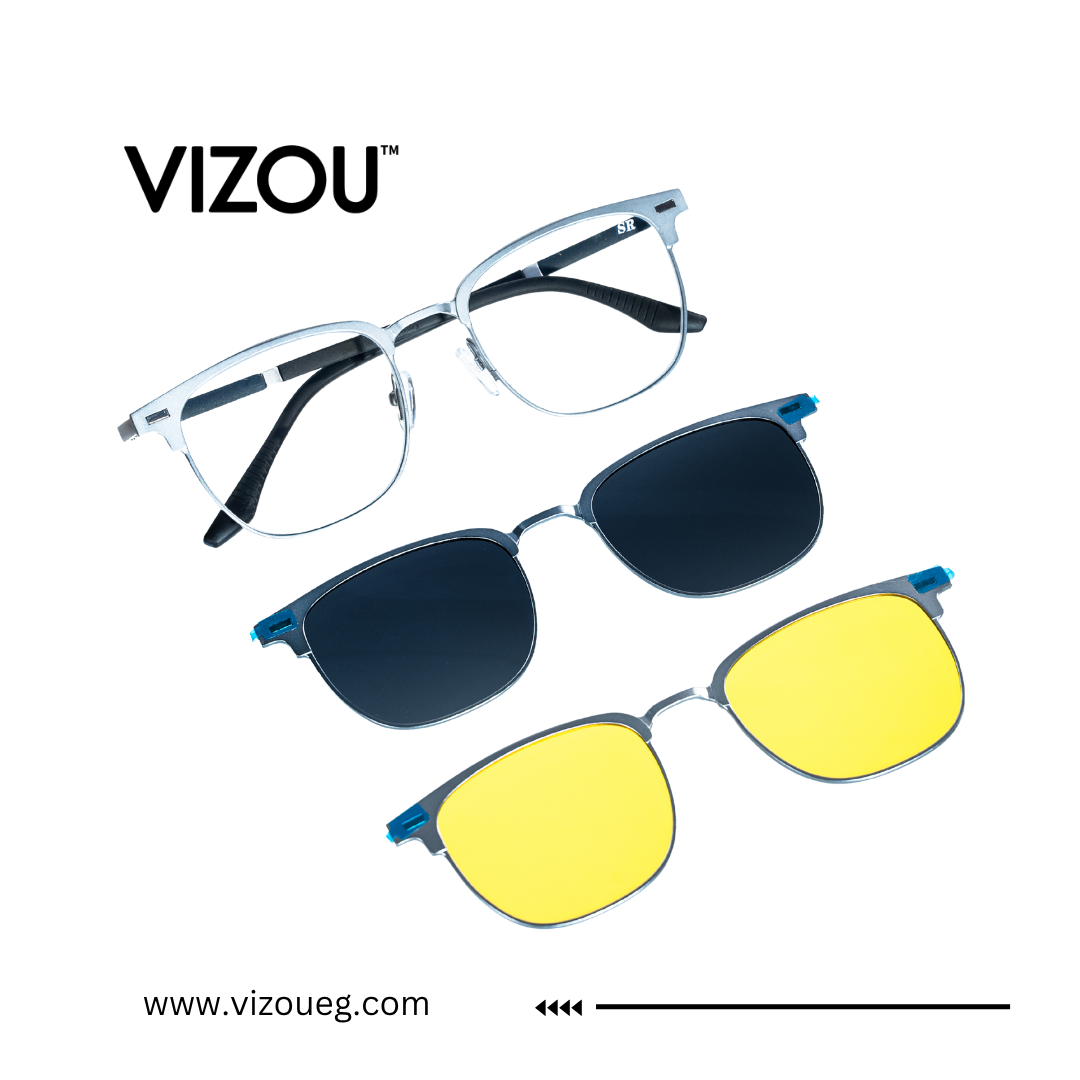 Vizou sunglasses with different lens colors on a white background Main image